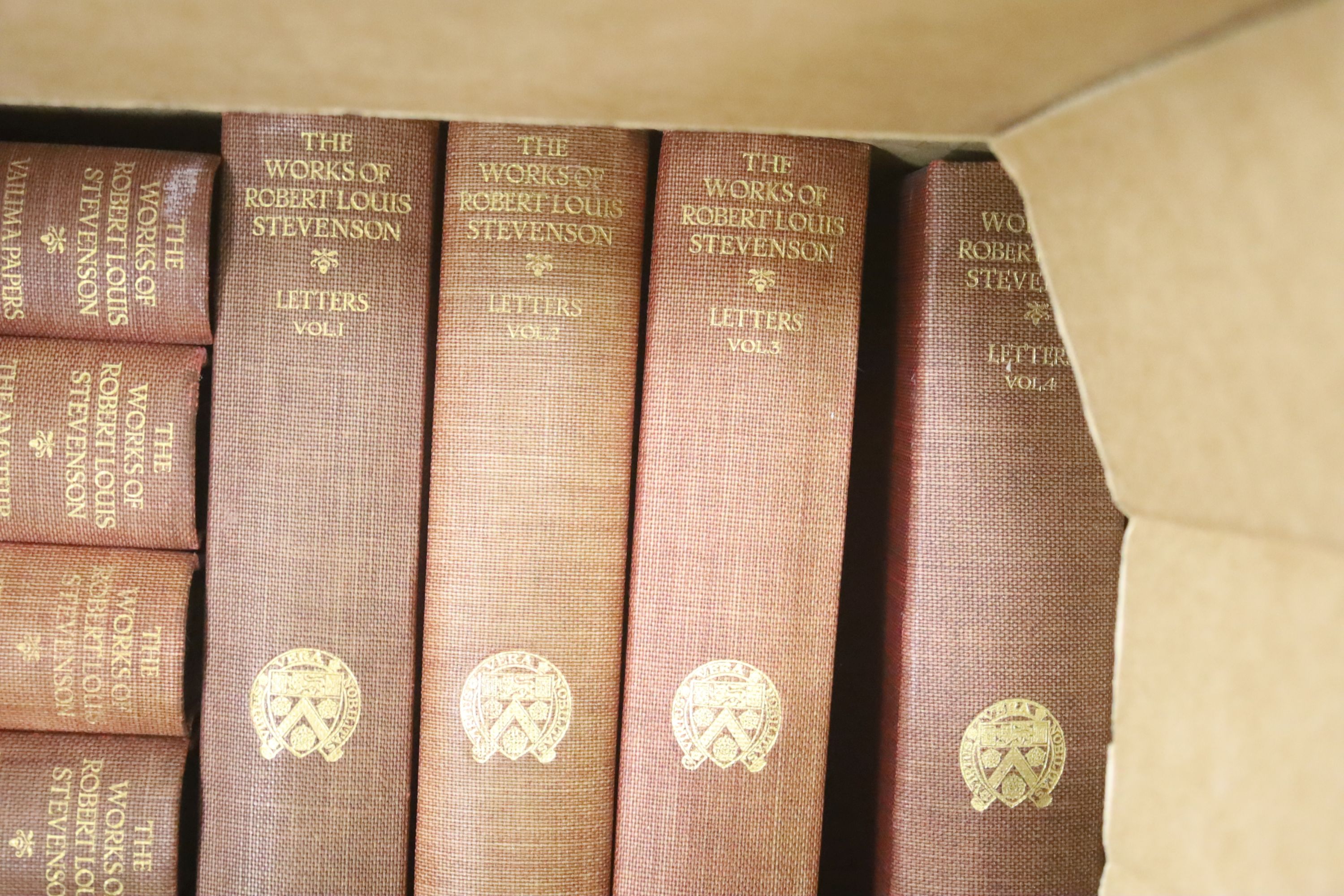 Stevenson, Robert Louis - Works (The Skerryvore edition), 30 vols, William Heinemann, London 1924